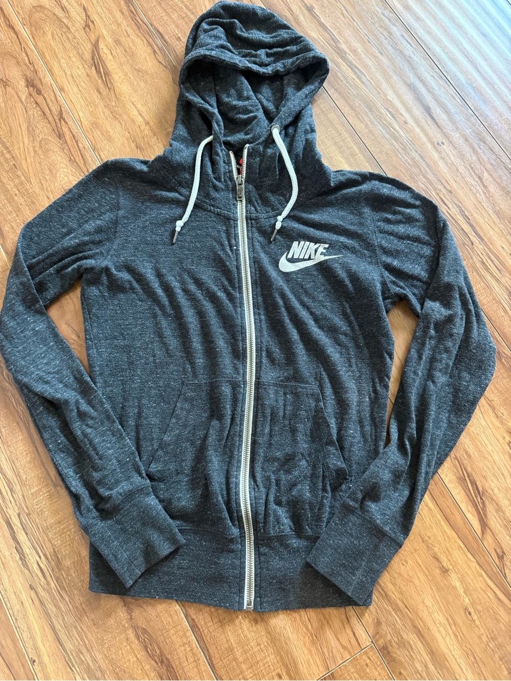Nike Women’s Dark Gray Full-Zip Hoodie